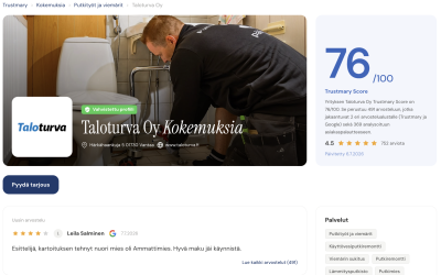 Viemärin sukitus kokemuksia: Miksi yli 12 000 kotia valitsi Taloturvan.